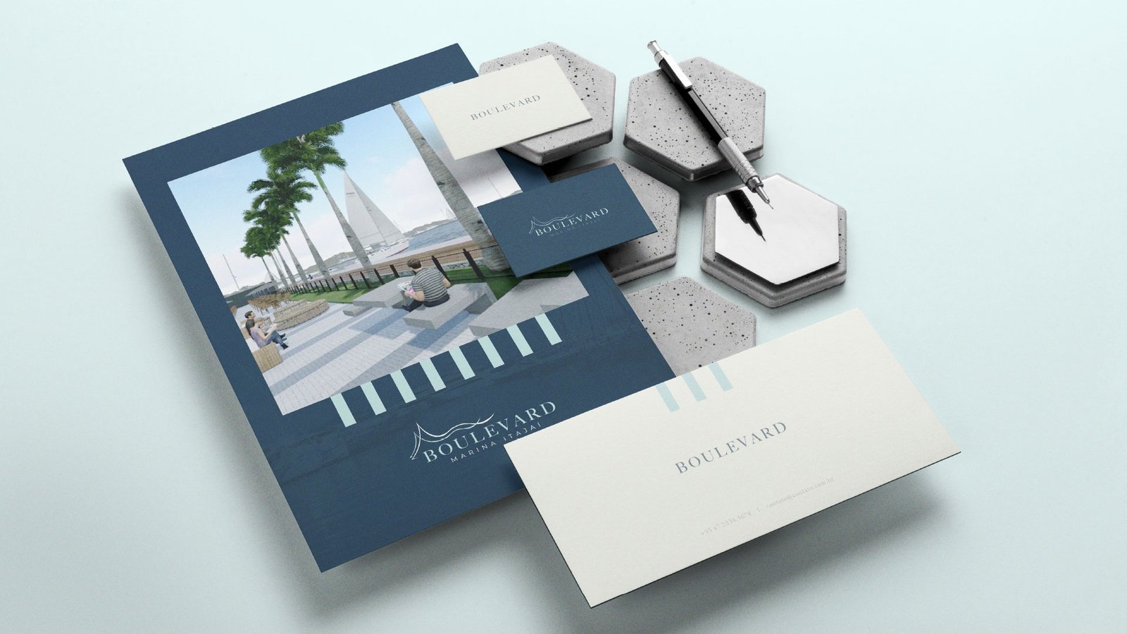 Aplicação visual do projeto Boulevard Marina Itajaí, imagem 4