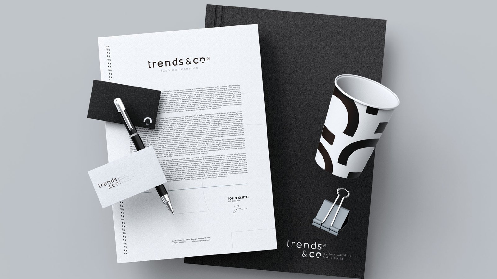 Aplicação visual do projeto Trends&Co, imagem 4