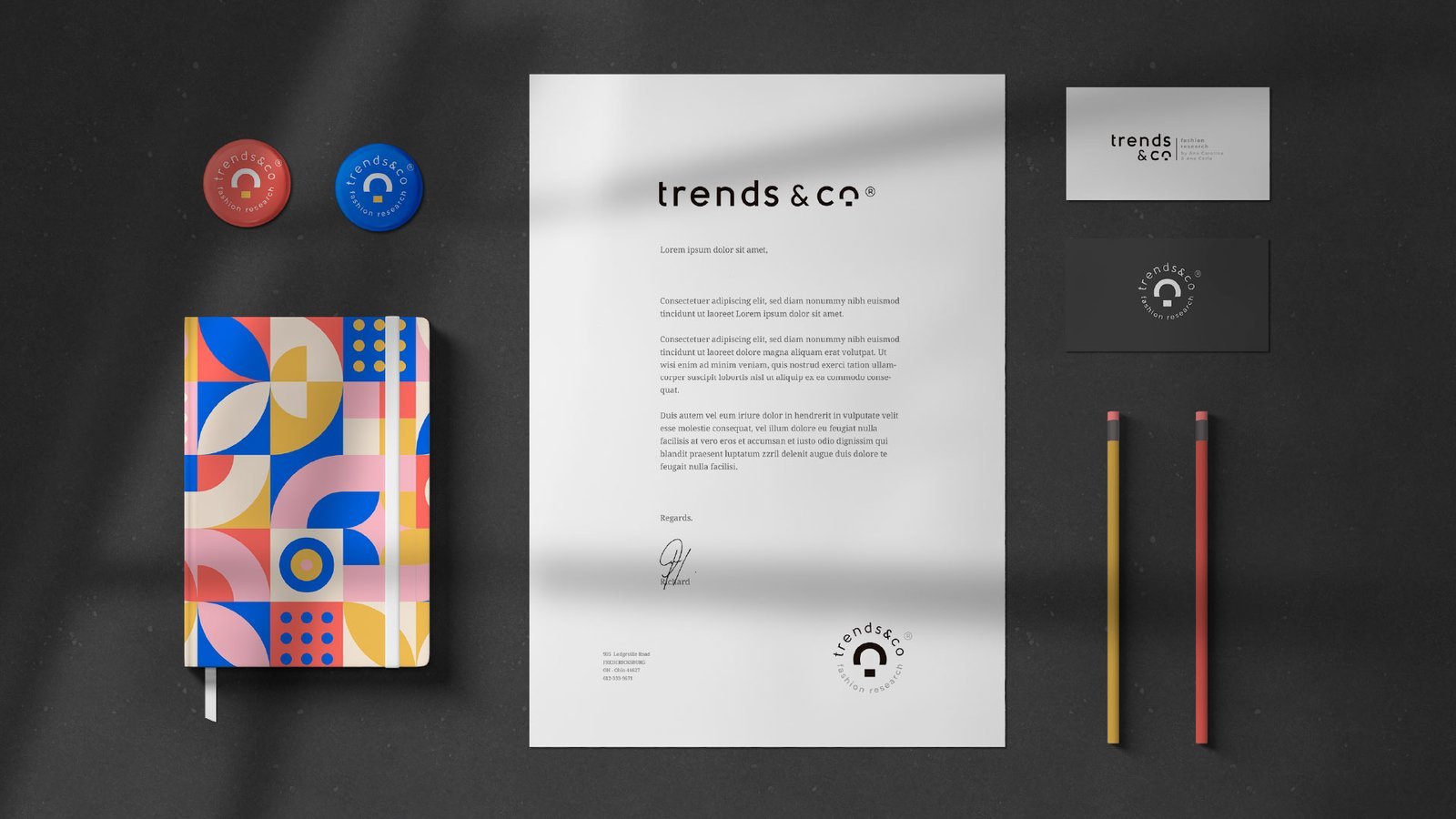 Aplicação visual do projeto Trends&Co, imagem 6