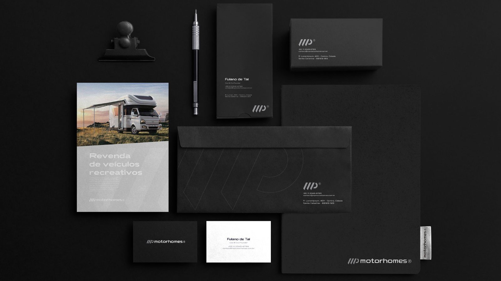 Aplicação visual do projeto MP Motorhomes, imagem 7